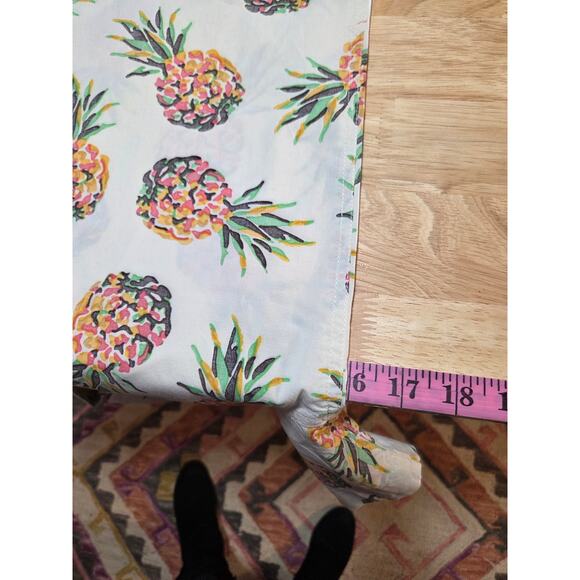 Rip Curl Pineapple Hawaiian Collared Button Up Short Sleeve Boy Small - Picture 4 of 7